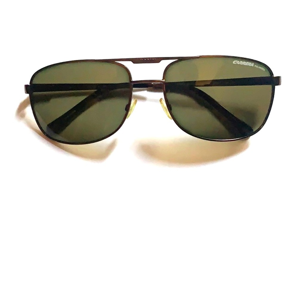 Carrera Metallic Brown Aviator Sunglasses w Case